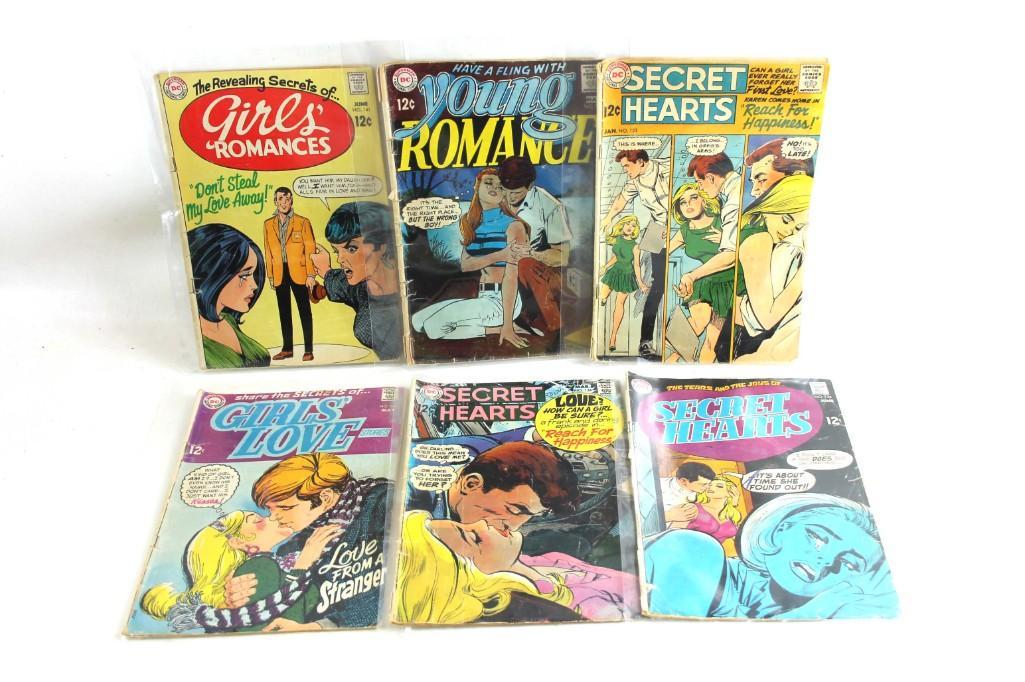 Lot of DC Comics Secret Hearts , Girls Romances , Young (1 of 4)
