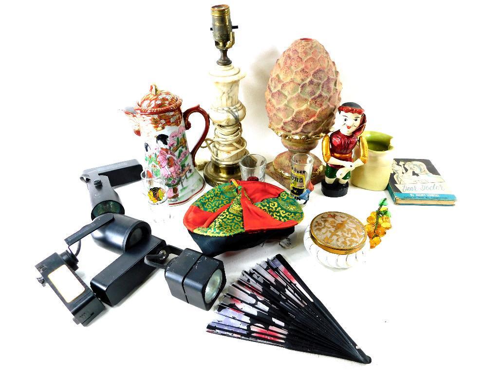 Miscellaneous Lot - Ceramics, Lamp, Lights, etc. (1 of 4)