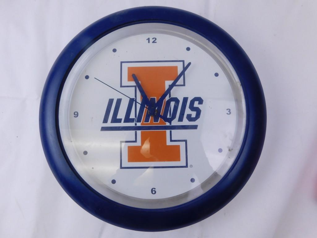 University of Illinois Wall Clock: University of Illinois Wall Clock