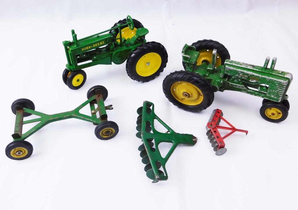 Lot of John Deere Toy Tractors and Accessories incl (1 of 2)