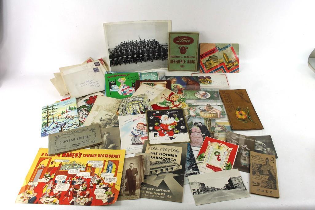 Lot of Vintage Postcards and Ephemera (1 of 6)