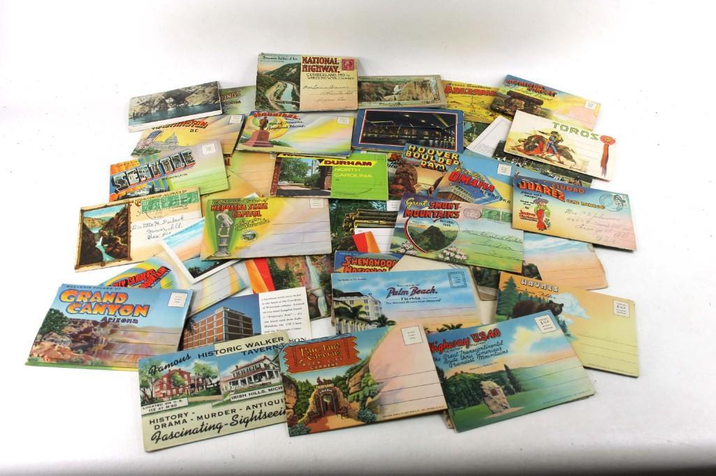 Lot of Vintage Postcards Mostly Linen (1 of 4)