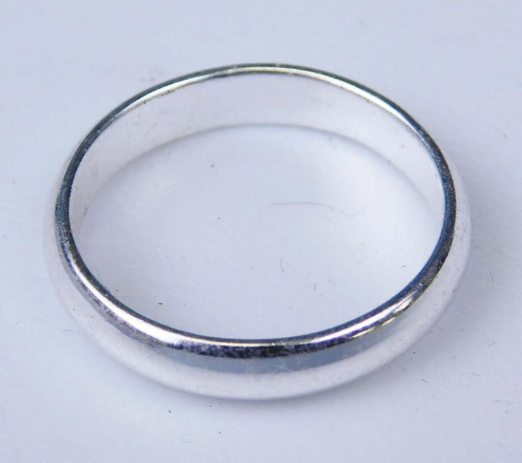 Sterling Silver Ring: Sterling Silver Ring or Wedding Band