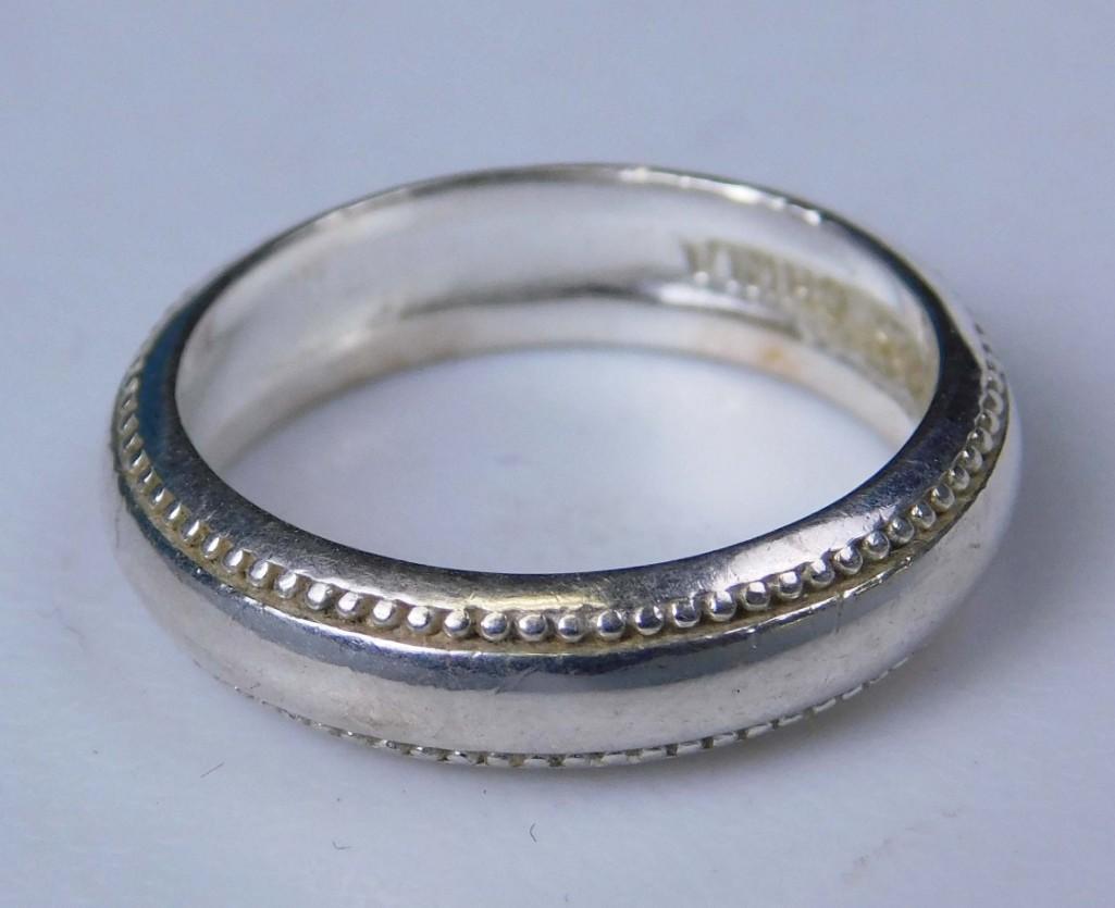 Sterling Silver Ring or Wedding Band: Sterling Silver Ring or Wedding Band