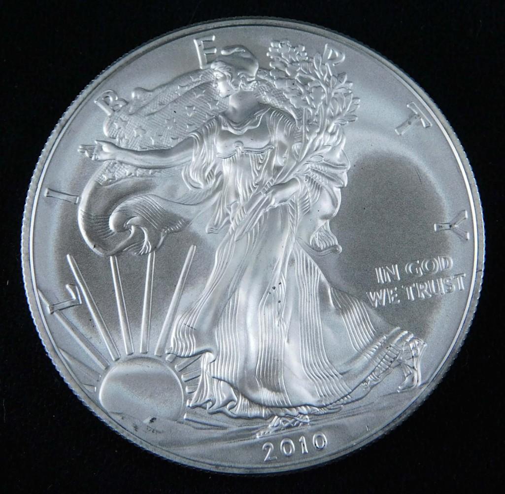 2010 BU American Silver Eagle (1 of 2)