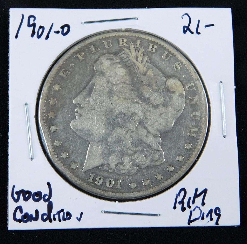 1901-O Morgan Silver Dollar (1 of 2)