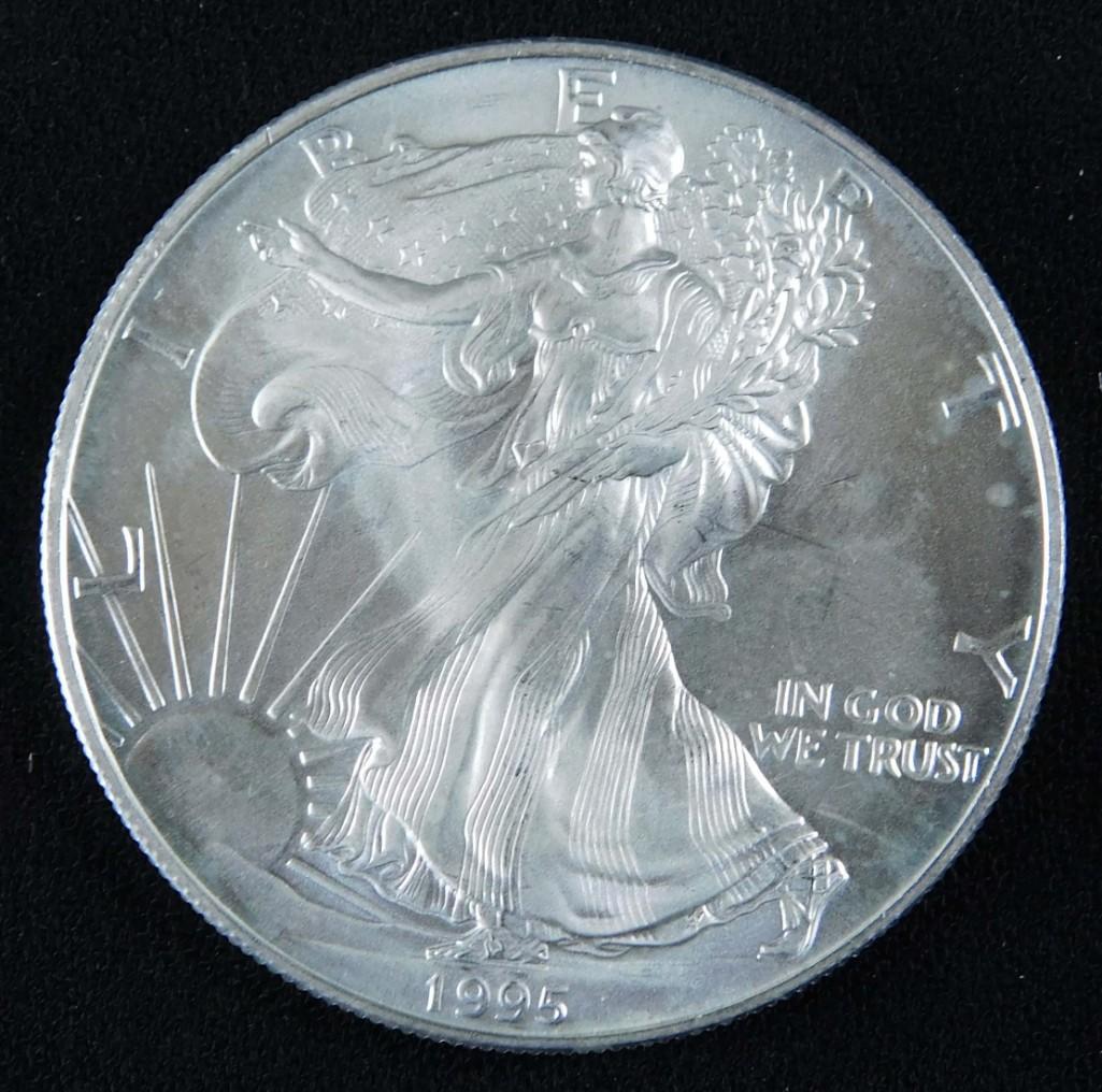 1995 BU American Silver Eagle (1 of 2)
