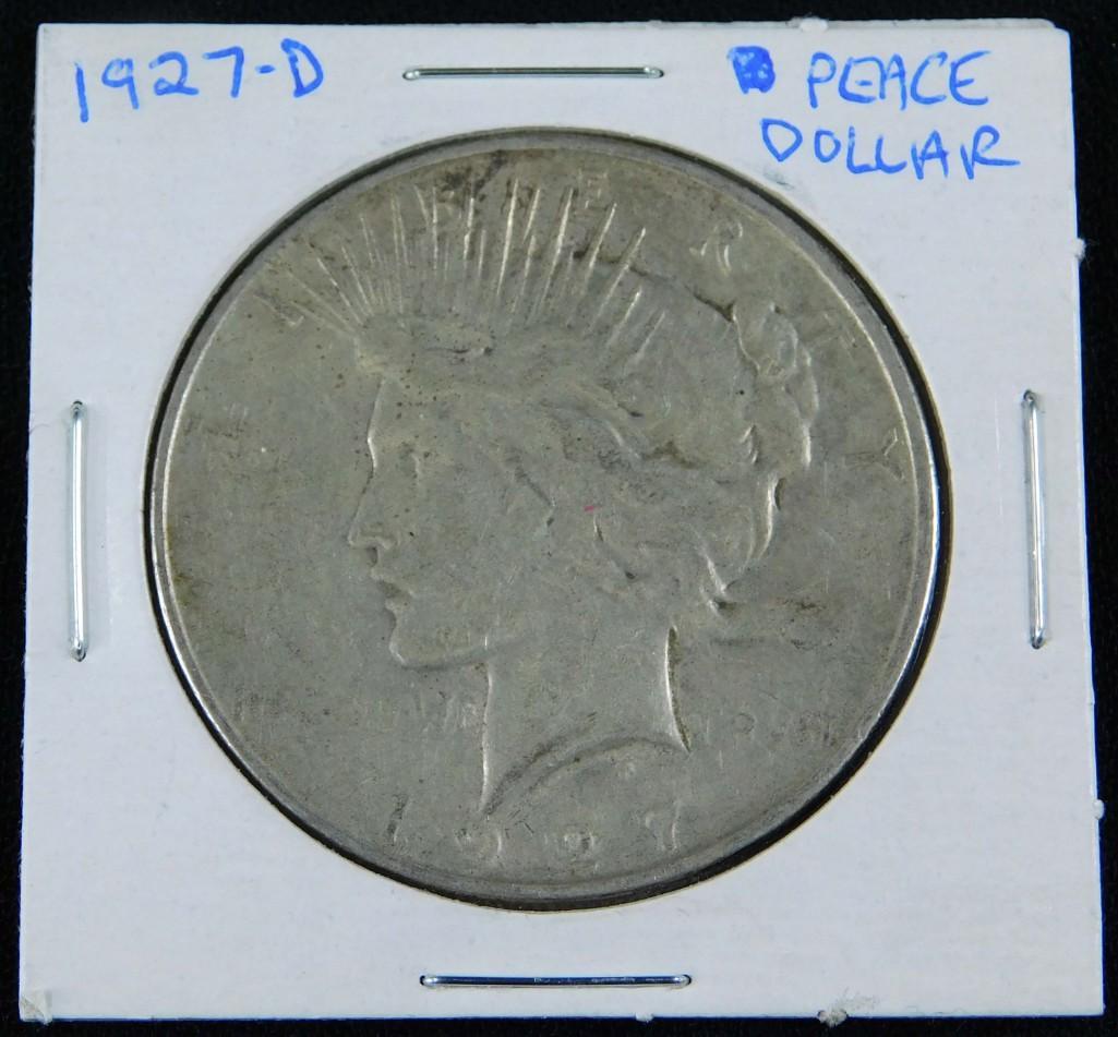 1927-P Silver Peace Dollar (1 of 2)