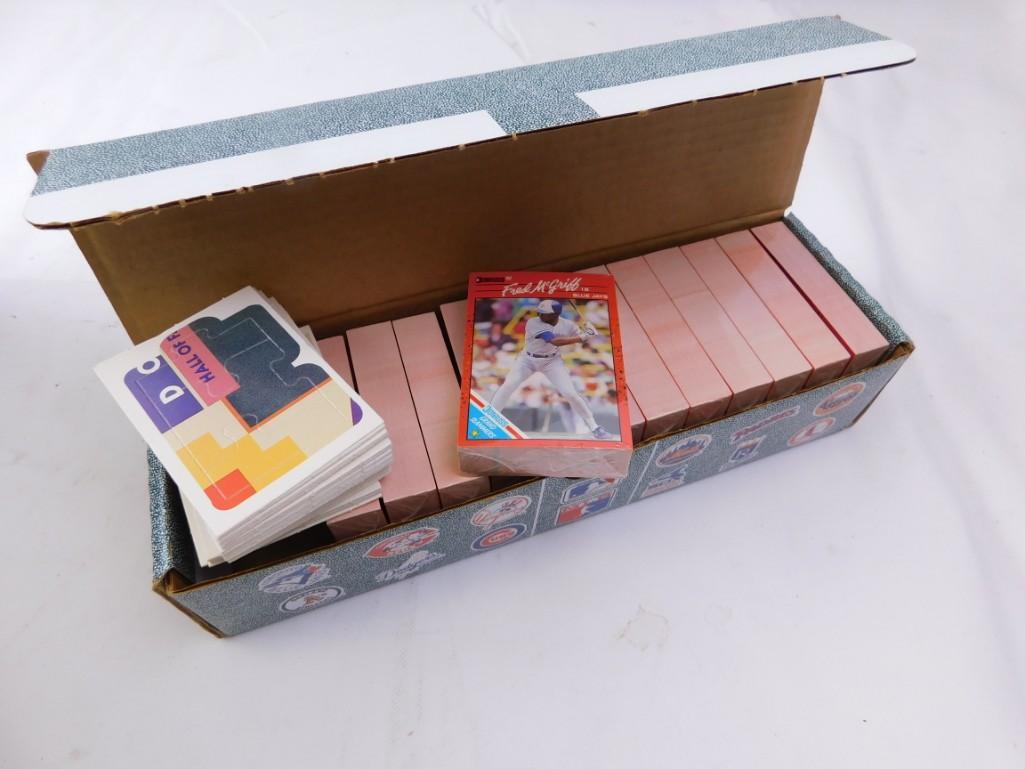 Box of 1990 DonRuss Baseball Cards Sealed in their (1 of 2)