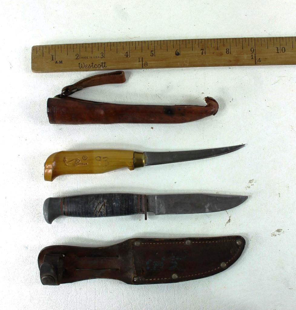 Rapala (Finland) Fillet Knife & Vintage Sheath Knife (1 of 3)