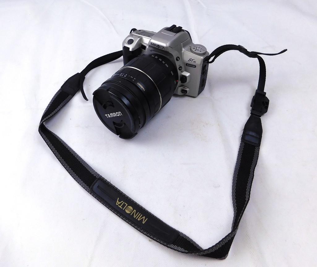 Minolta Maxxum ST si 35mm SLR Camera w/Tamron 28-300mm (1 of 3)