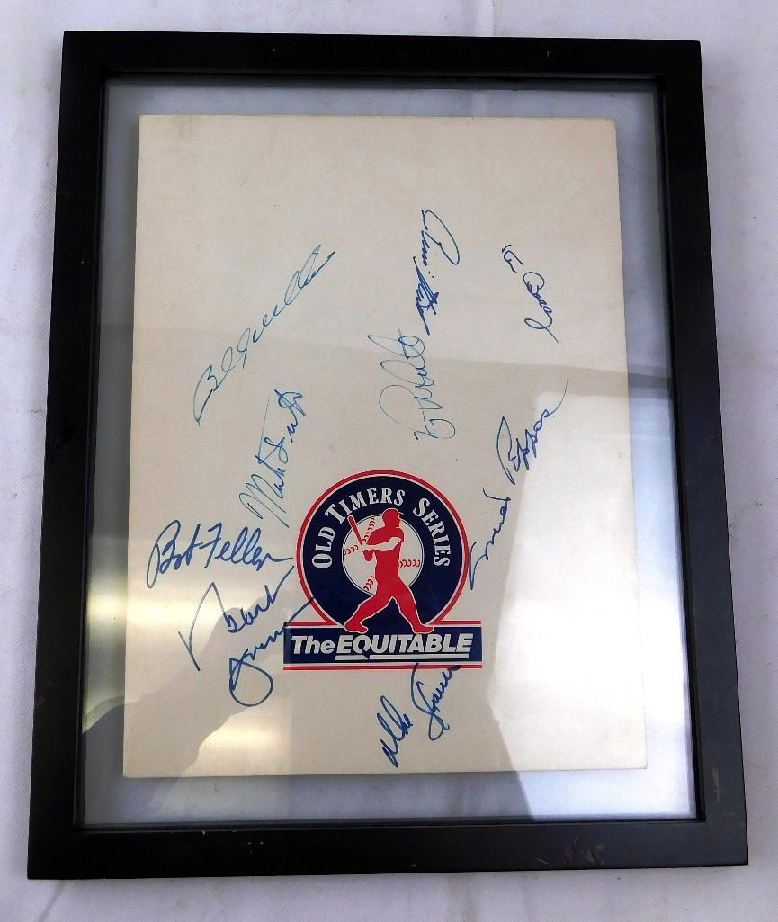 1988 Baseball Old Timers Series Autographed Program (1 of 2)