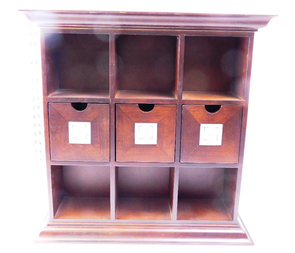 Shelf Unit with Three Drawers: Shelf Unit with Three Drawers