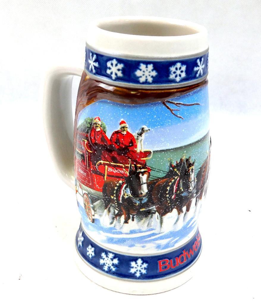 Budweiser 1995 Holiday Stein (1 of 3)