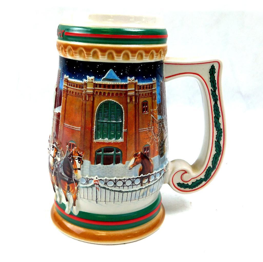 Budweiser 1997 Holiday Stein (1 of 3)