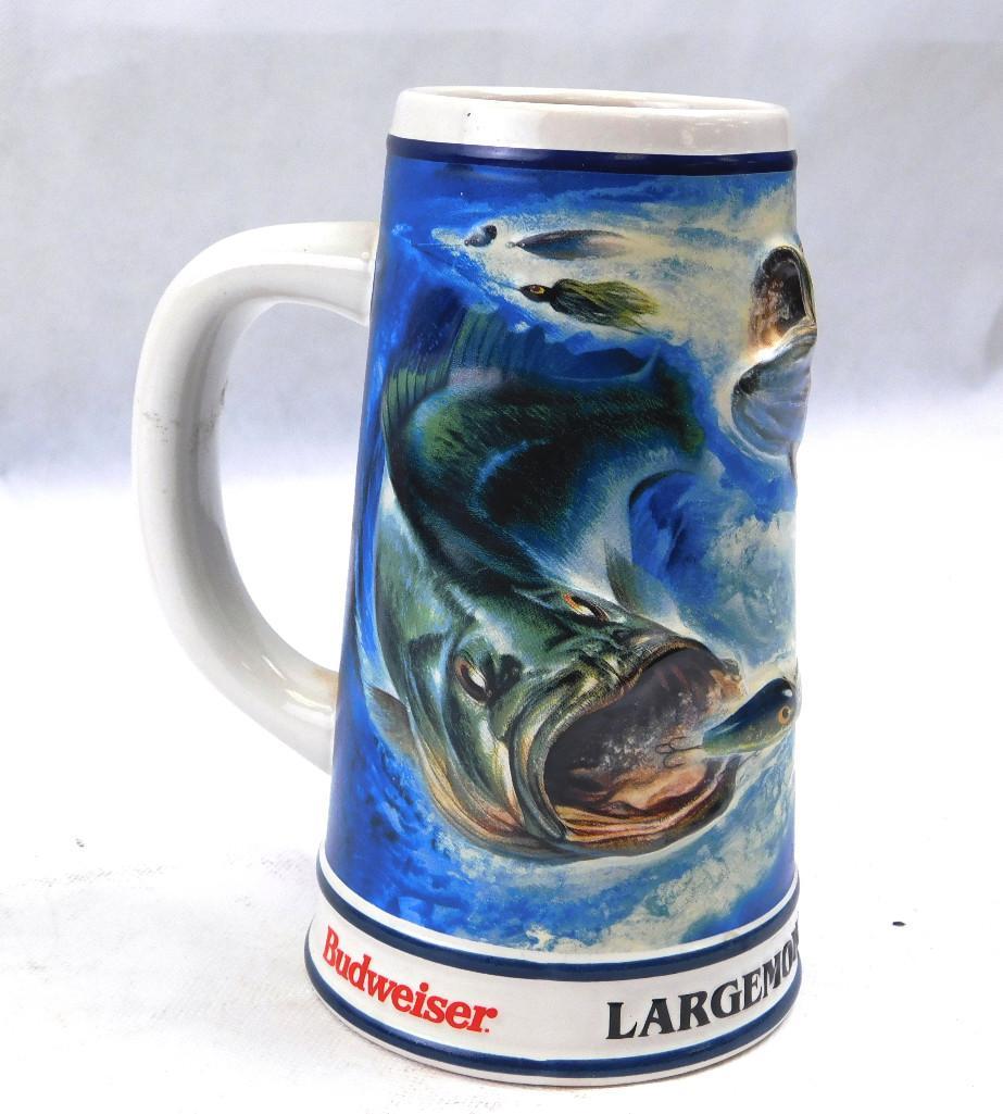 Budweiser Angler's Stein - Largemouth Bass (1 of 3)