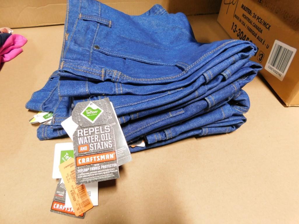 4 Pairs of Men's Craftsman Denim Shorts #2: 4 Pairs of Men's Craftsman Denim Shorts in various sizes