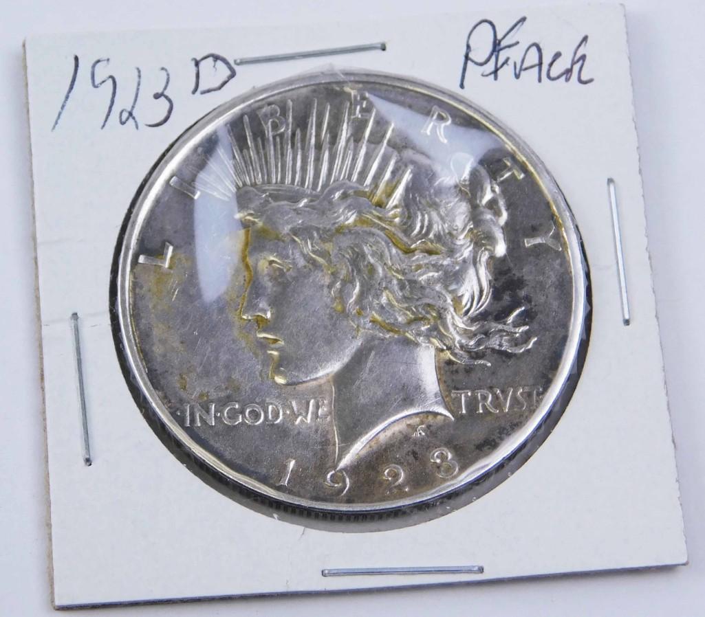 1923-D Silver Peace Dollar: 1923 D Silver Peace Dollar