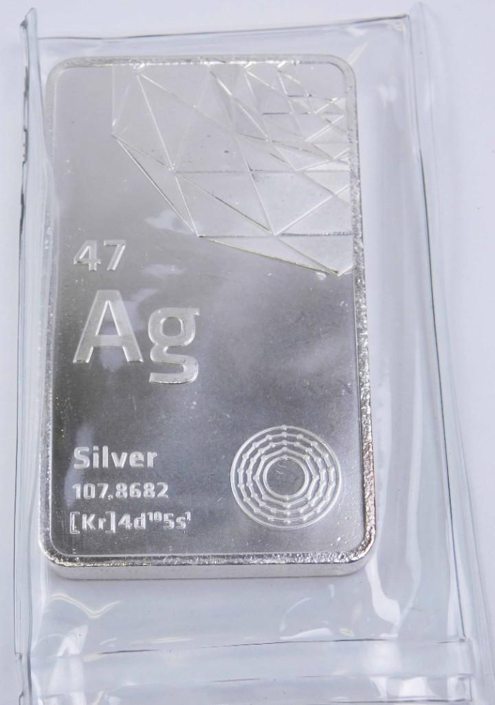 10 Troy Oz Elemetal Silver Bar .999 Fine Silver (1 of 2)