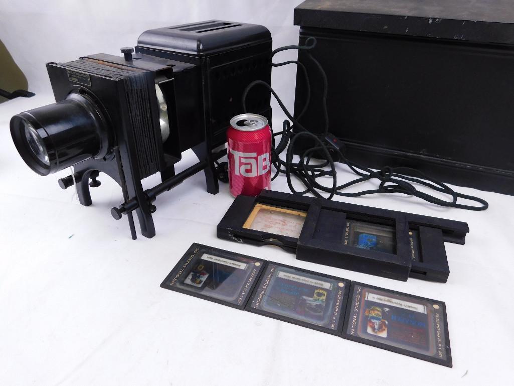 Vintage Bausch & Lomb Glass Lantern Slide Projector (1 of 12)