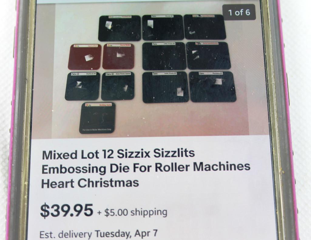 12 - Sizzix Sizzlits Scrapbooking Dies (1 of 4)