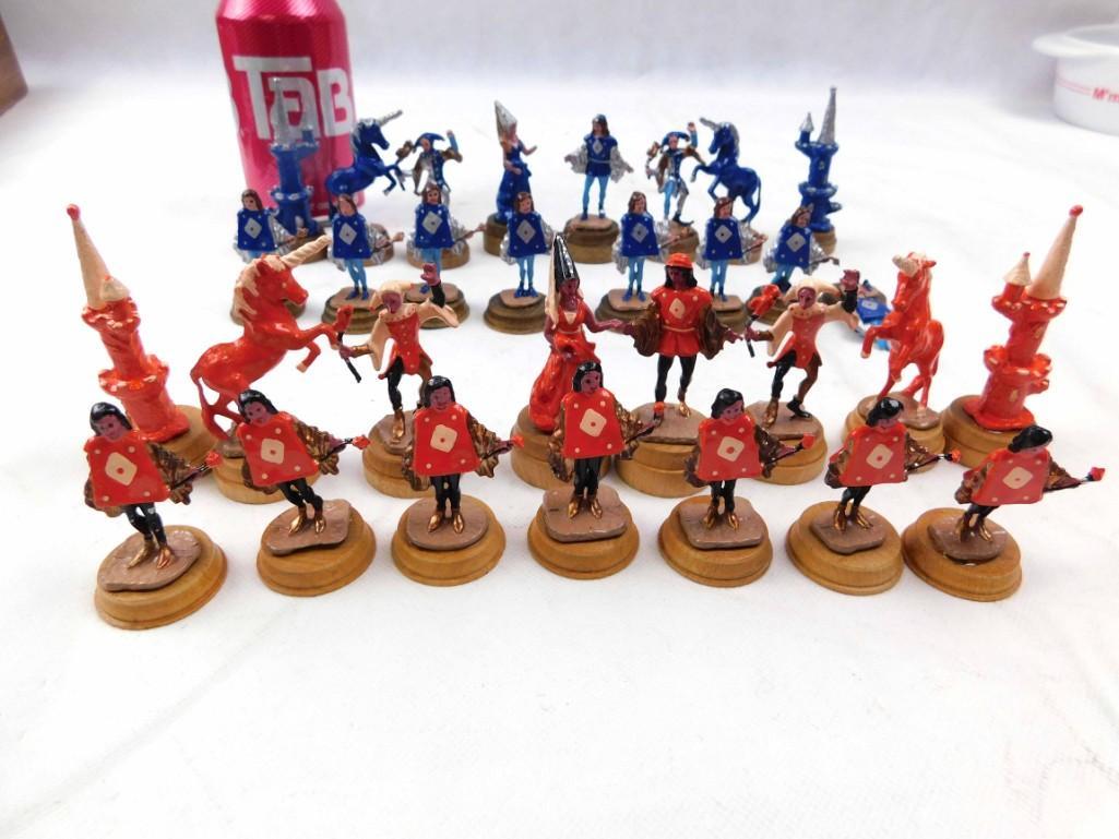 Vintage Lead Chess Pieces (1 of 5)