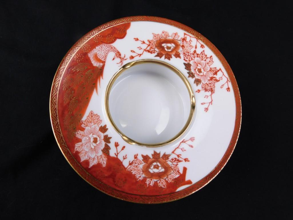 Vintage Japanese Ashtray: Vintage Porcelain Japanese Ashtray