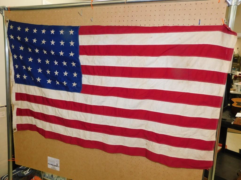 Large 48 Star Cloth US Flag (1 of 3)