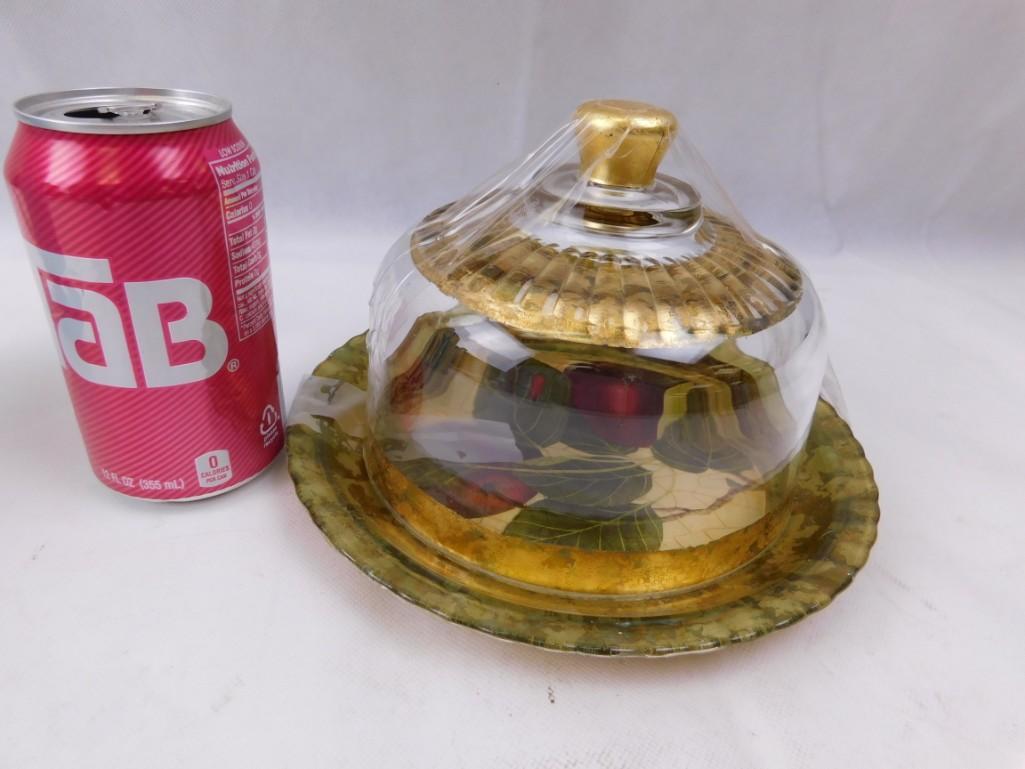 Signed Lesley Roy Top and Bottom Cheese Dish (1 of 3)