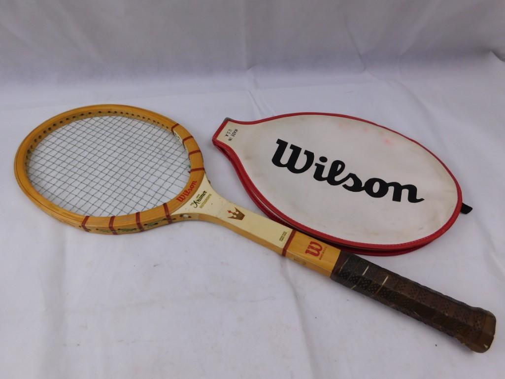 Wilson Jack Kramer Autograph Wood Tennis Racket: Wilson Jack Kramer Autograph Wood Tennis Racket