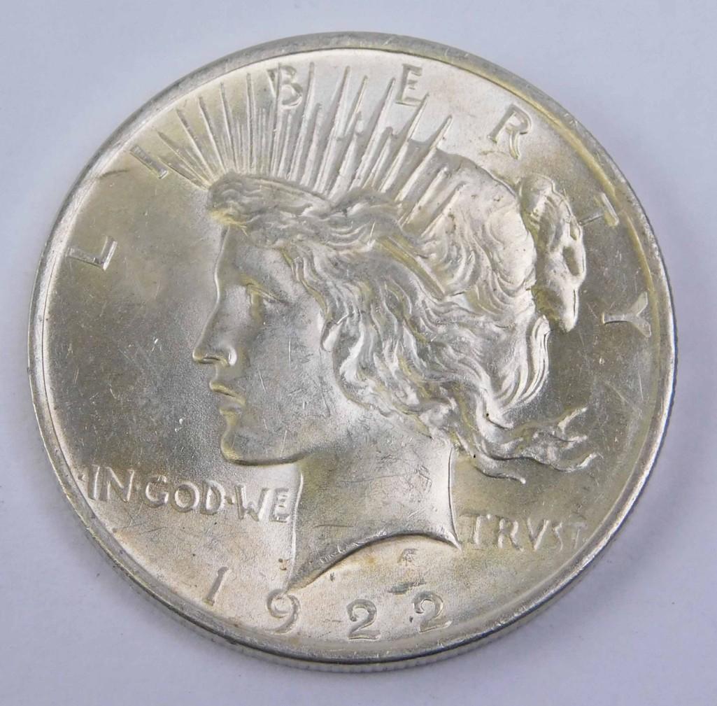 1922-P Silver Peace Dollar (1 of 2)