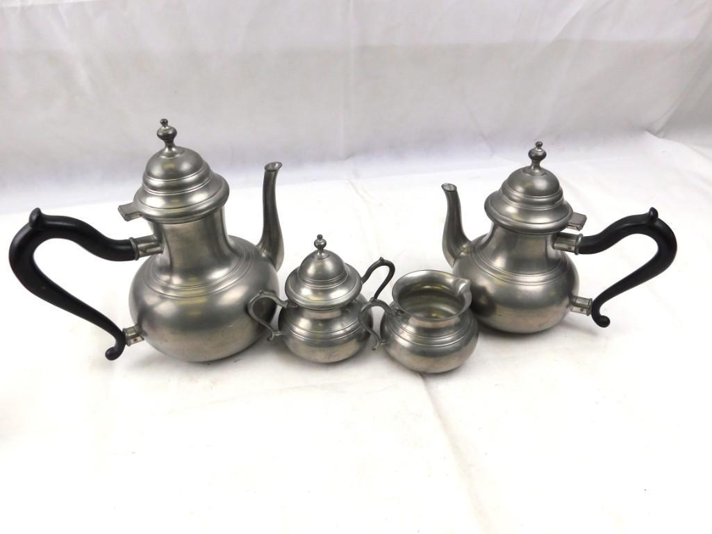 Vintage Pewter Coffee or Tea Set (1 of 4)