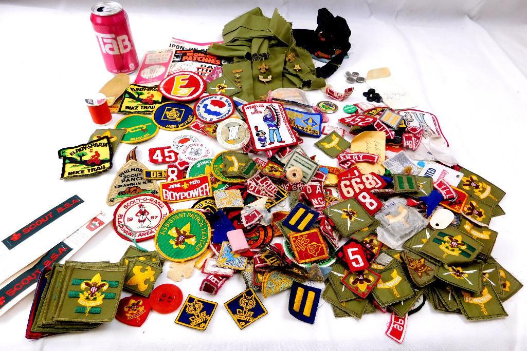 Large Lot of Boy Scout Patches & Badges (1 of 6)