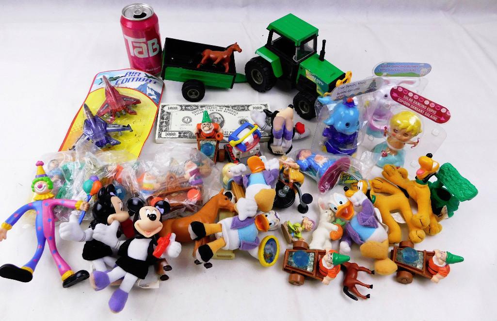 Toy Lot - Disney, Tractor, Solar Dancing, Gumby, etc.: Toy Lot - Disney, Tractor, Solar Dancing, Gumby, etc.
