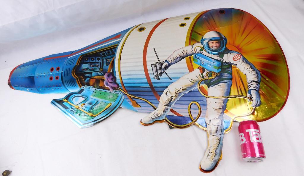 Vintage Wonderflex Die Cut "Space Walk" Advertising (1 of 5)