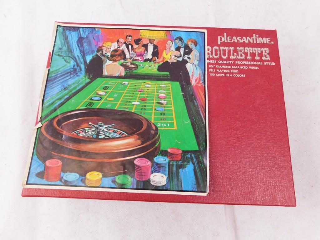 Vintage Pleasantime Roulette Game: Vintage Pleasantime Roulette Board Game