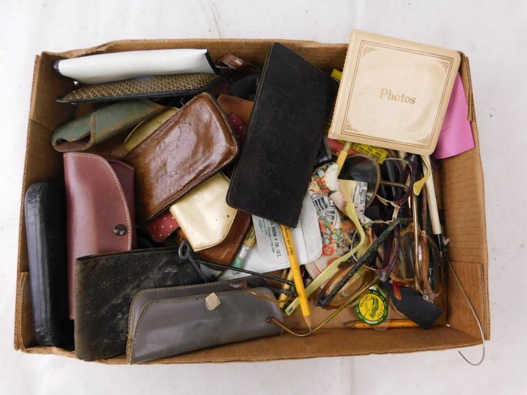 Vintage Glasses Cases and Parts of Eyeglasses: Vintage Glasses Cases and Parts of Eyeglasses for repair