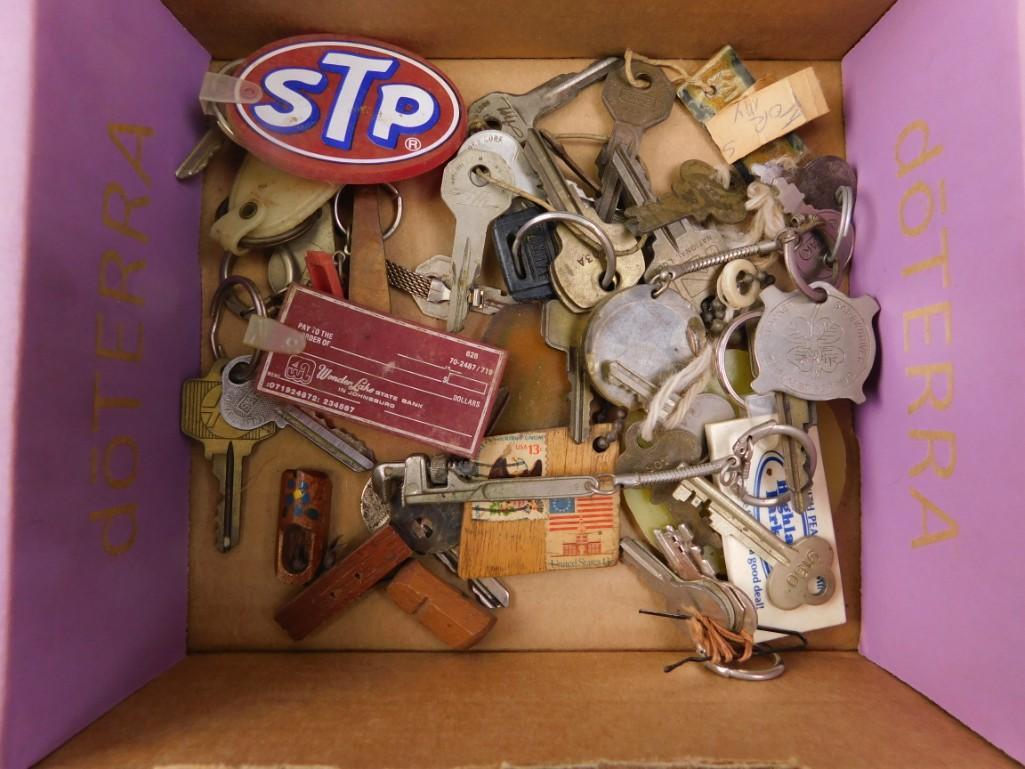 Vintage Keys and Keychains: Vintage Keys and Key Chains