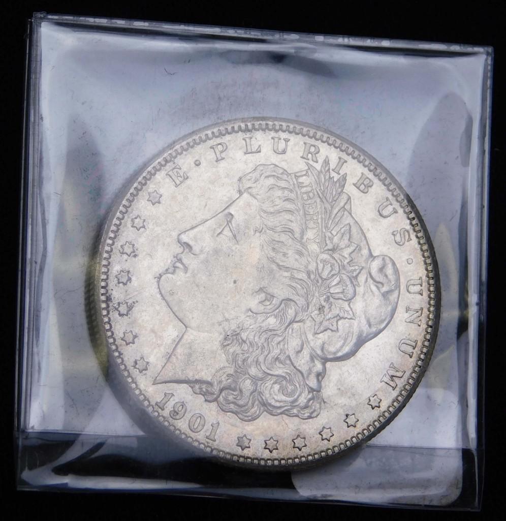 1901-S Morgan Silver Dollar EF Semi Key Date (1 of 2)