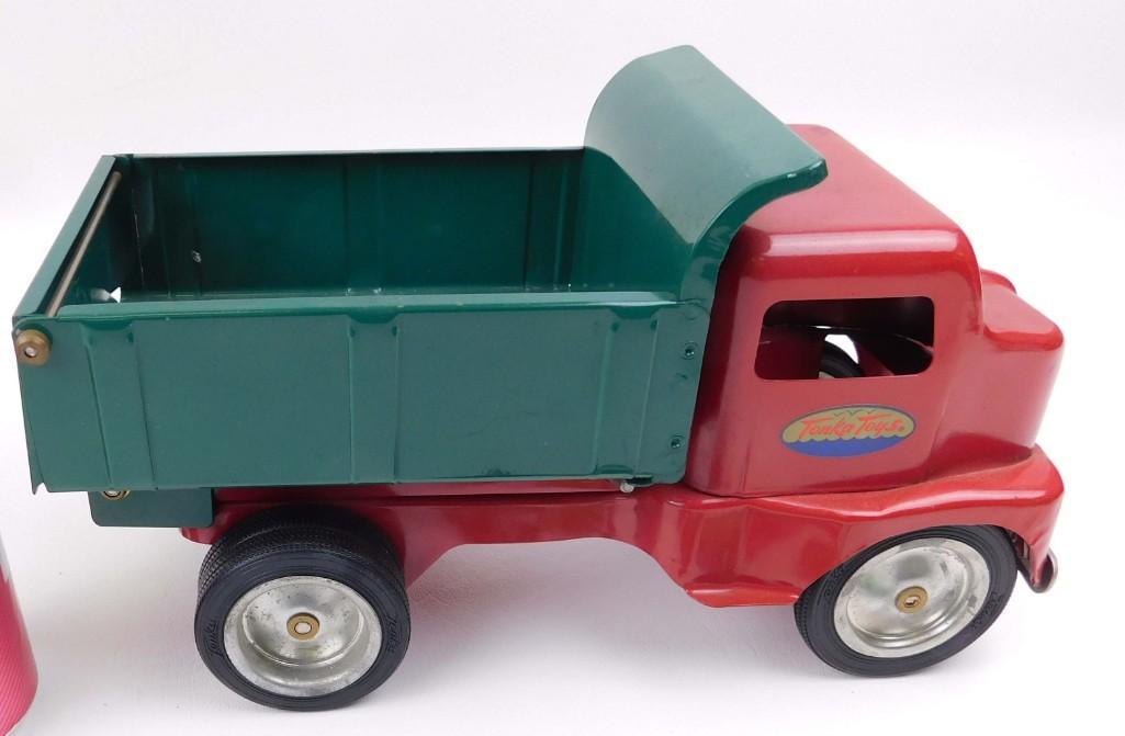 green tonka dump truck