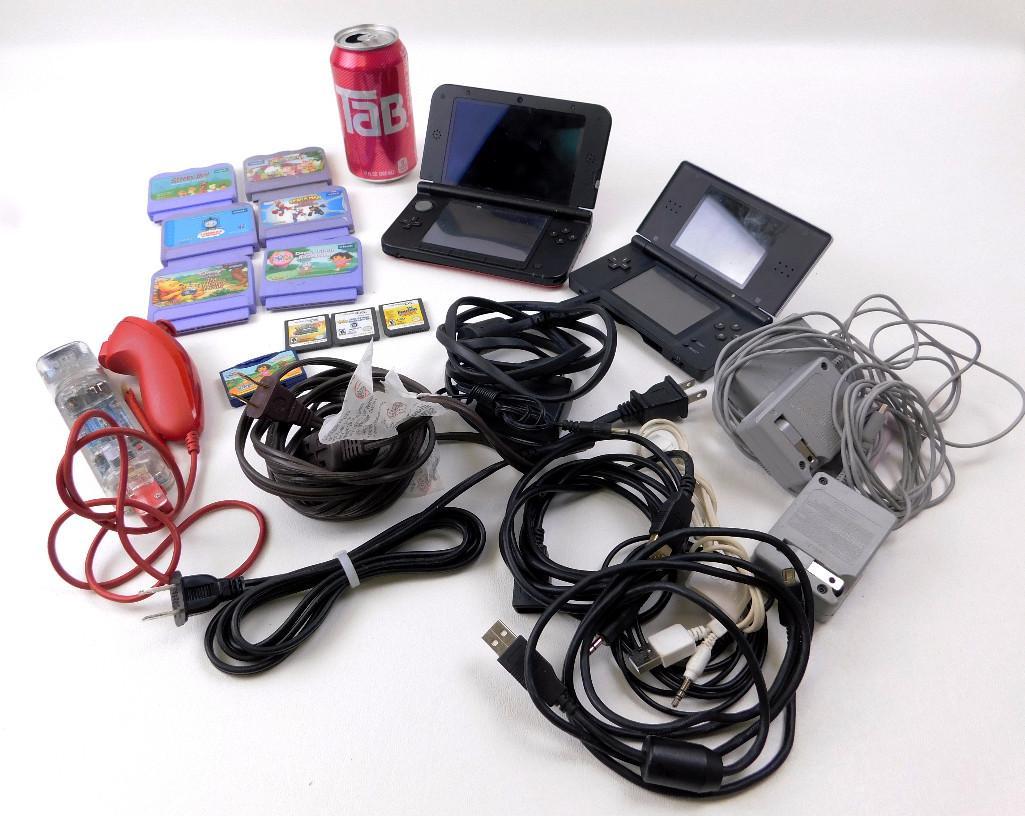 Nintendo DS & 3DS w/Games & Cables: Nintendo DS & 3DS w/Games & Cables