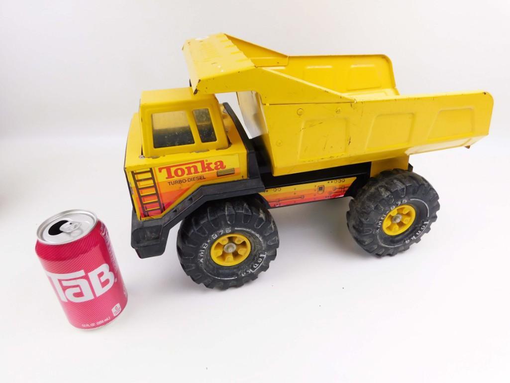 Vintage Tonka Turbo Diesel Dump Truck Pressed Steel: Vintage Tonka Turbo Diesel Dump Truck Pressed Steel