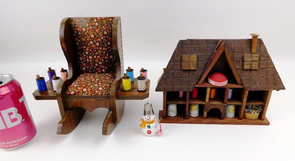 Artistic Bobbin & Thimble Racks: Artistic Bobbin & Thimble Racks