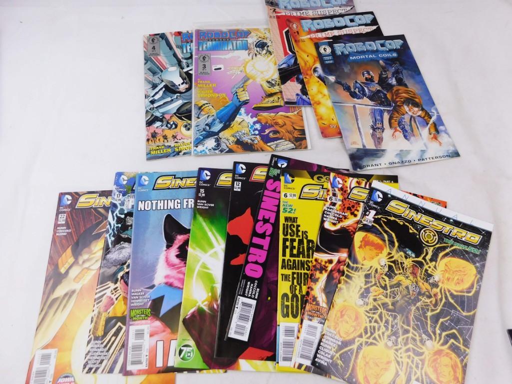 Lot of Comic Books incl Robo Cop and Sinestro (1 of 4)