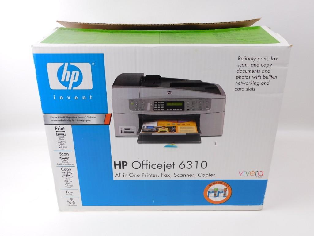 HP Officejet 6310 All-in-One Printer, Fax, Scanner, (1 of 4)