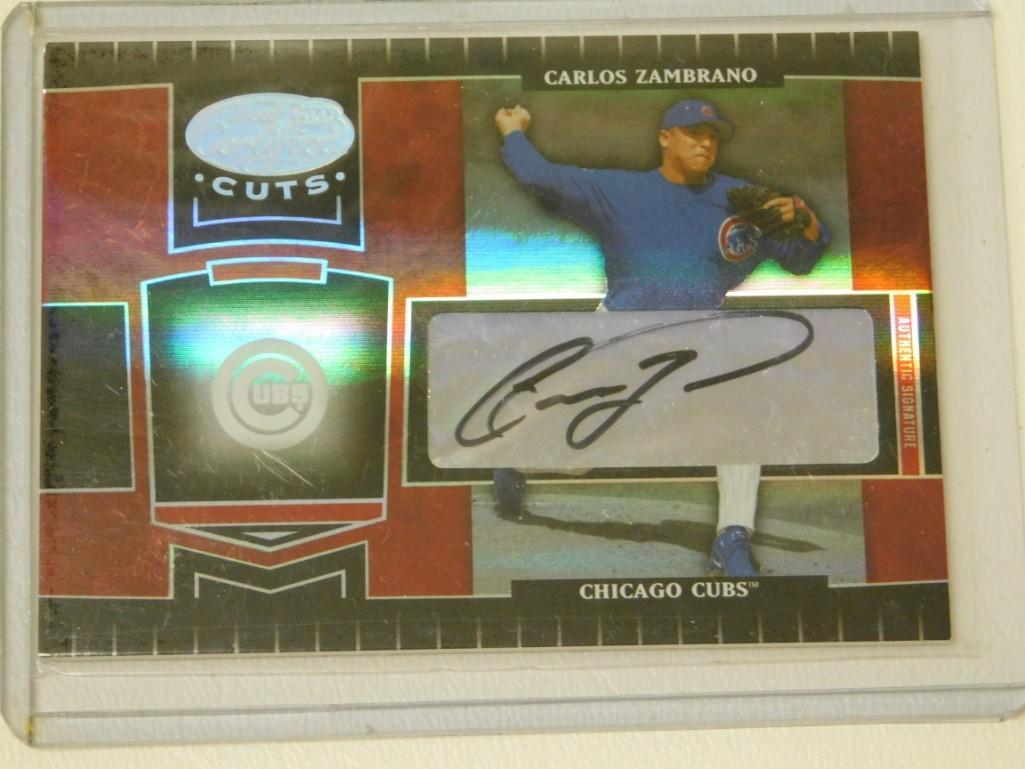 Autographed Carlos Zambrano 2004 Leaf Certified (1 of 2)