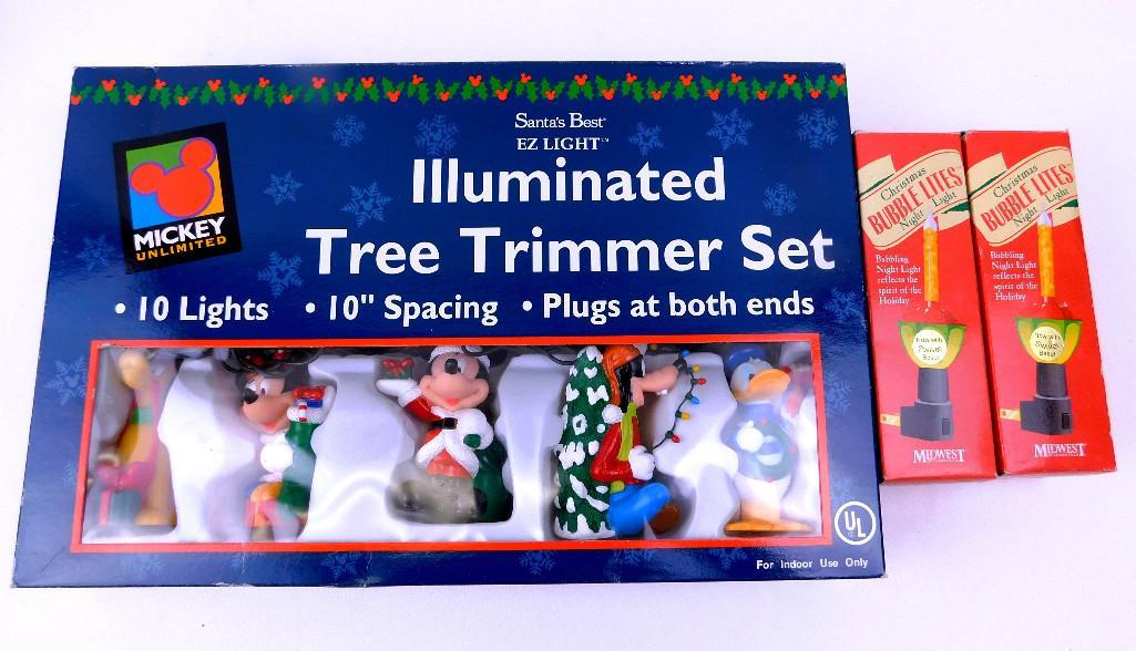 Christmas Tree Lights (Disney) & Bubble Night Lights (1 of 3)