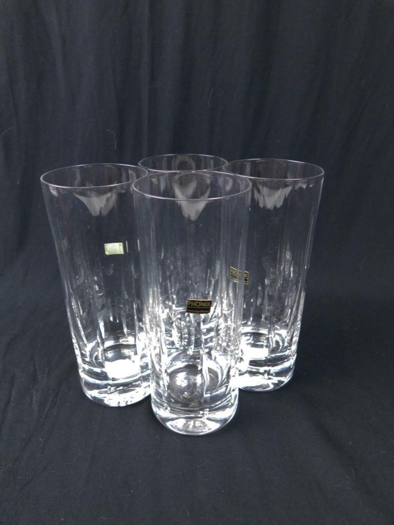 Set of 4 Phonix Mundgeblasen Drinking Glasses (1 of 3)
