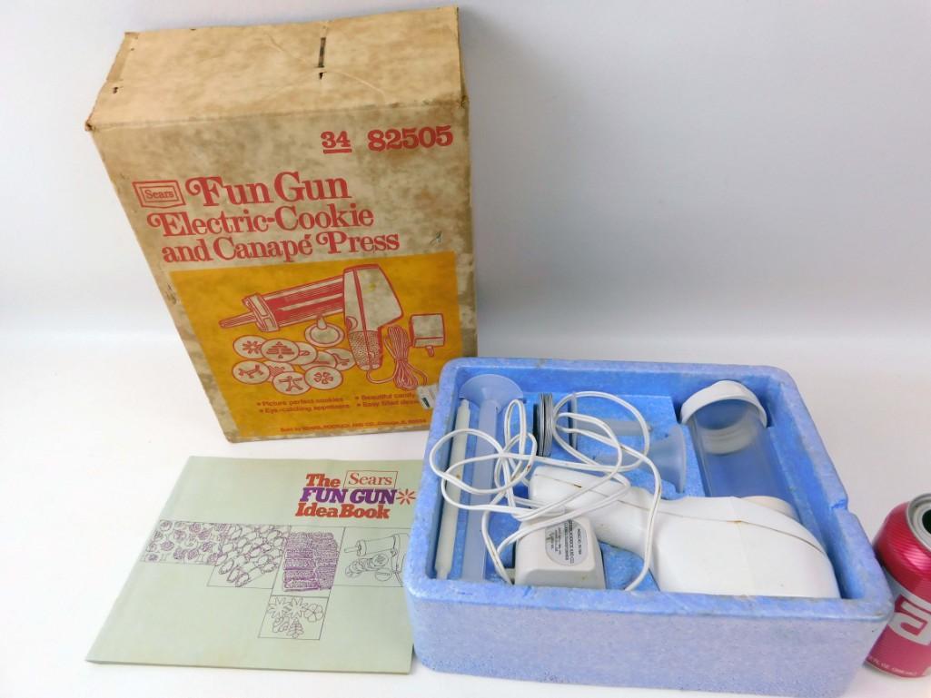 Vintage Fun Gun Electric Cookie and Canape Press: Vintage Fun Gun Electric Cookie and Canape Press