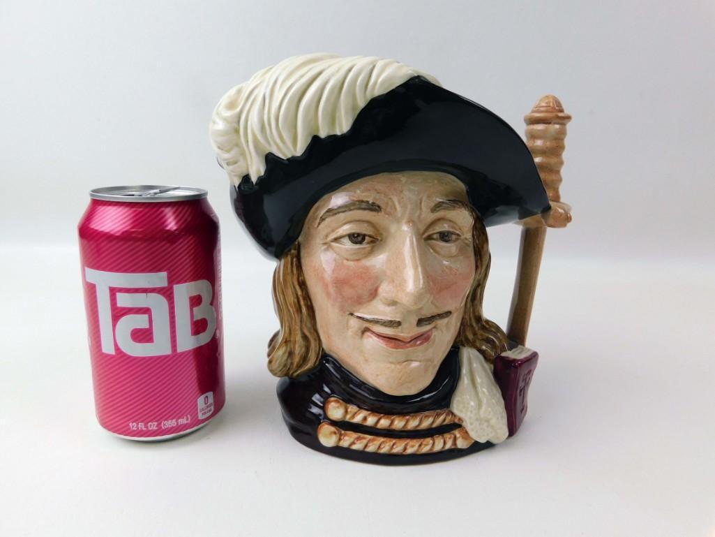 Large Royal Doulton Aramis Toby Jug or Character Mug: Large Royal Doulton Aramis One of the Three Musketeers Toby Jug or Character Mug D6441 Copr 1955